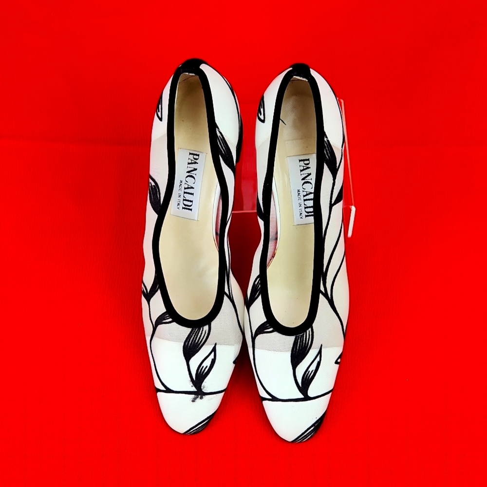 Vtg PANCALDI womans Shoes size 7B made in Italy